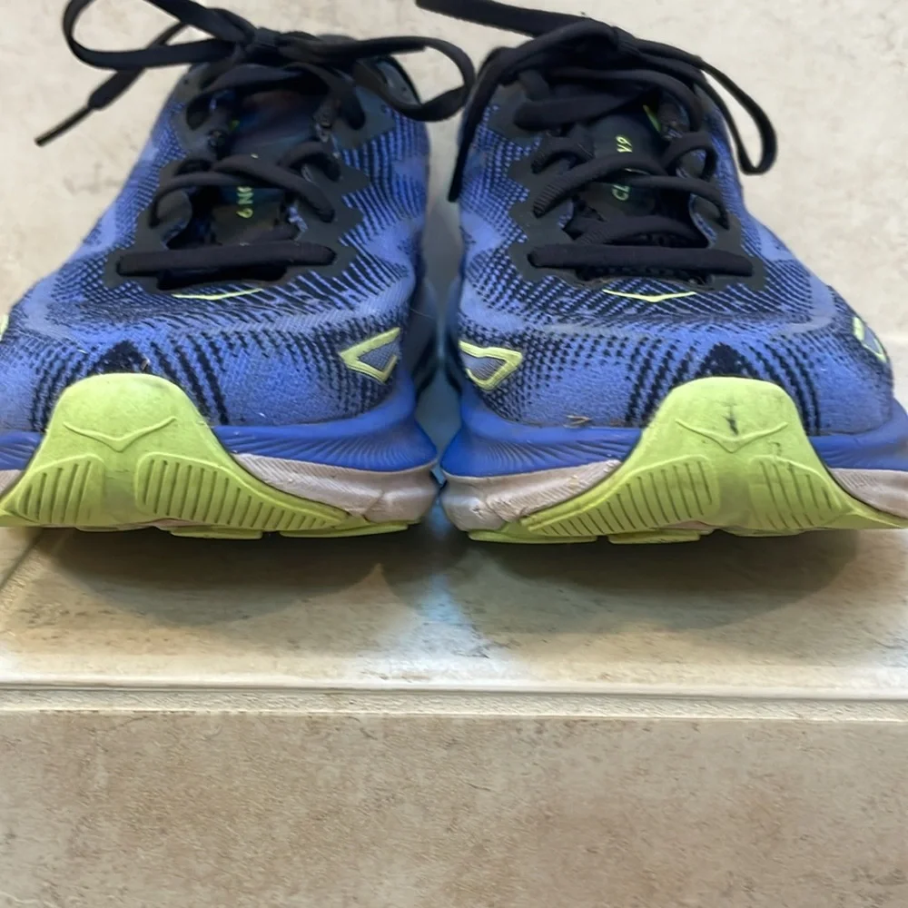 Hoka Clifton 9 Blue Women’s Size 7.5 Running Shoes - Picture 2 of 9